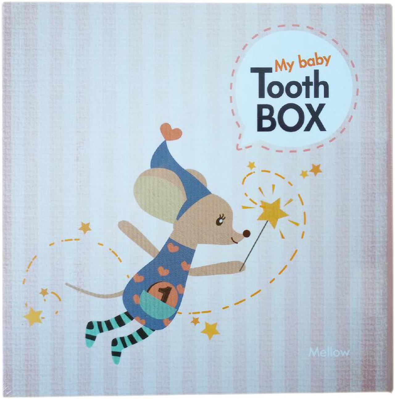 Main image of Tooth Fairy Baby Tooth Box Organizer Baby Album Tooth Case Baby Gift Kids Tooth Storage