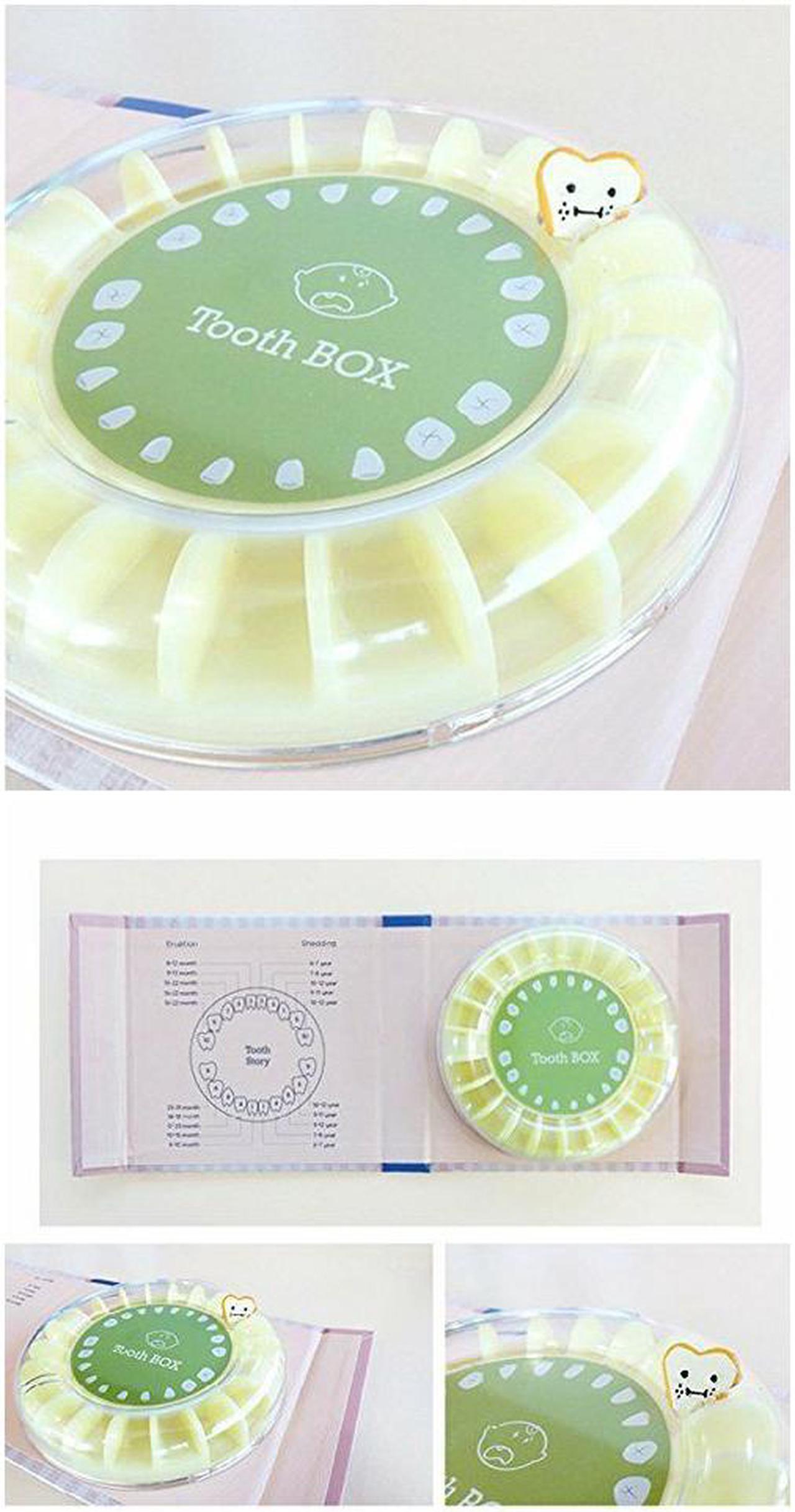 Alt view image 2 of 2 - Tooth Fairy Baby Tooth Box Organizer Baby Album Tooth Case Baby Gift Kids Tooth Storage