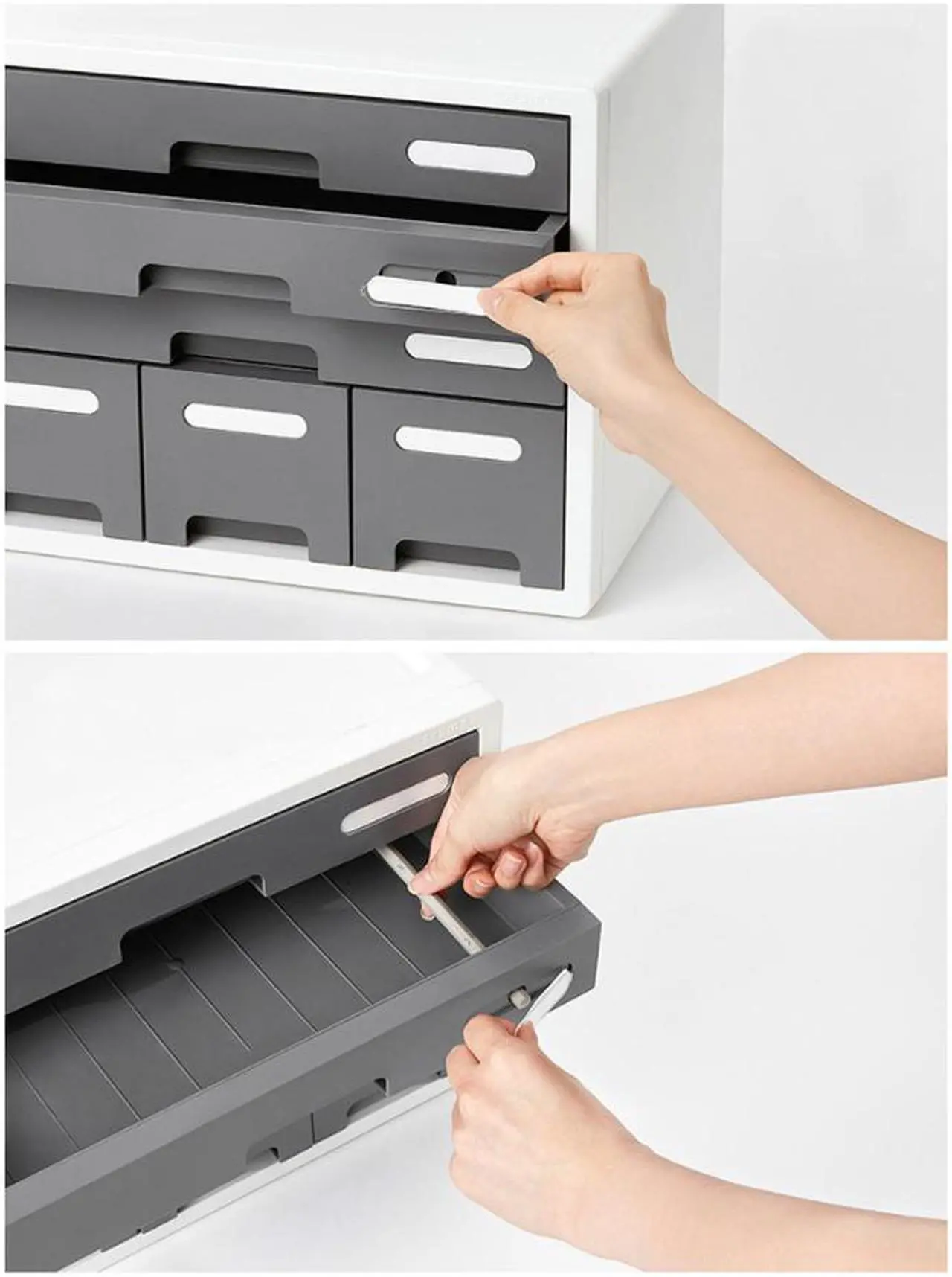 Alt view image 6 of 7 - Desk Combo Cabinet Desk Storage Your Office Needs it
Office Home Desk Organizer Cabinet