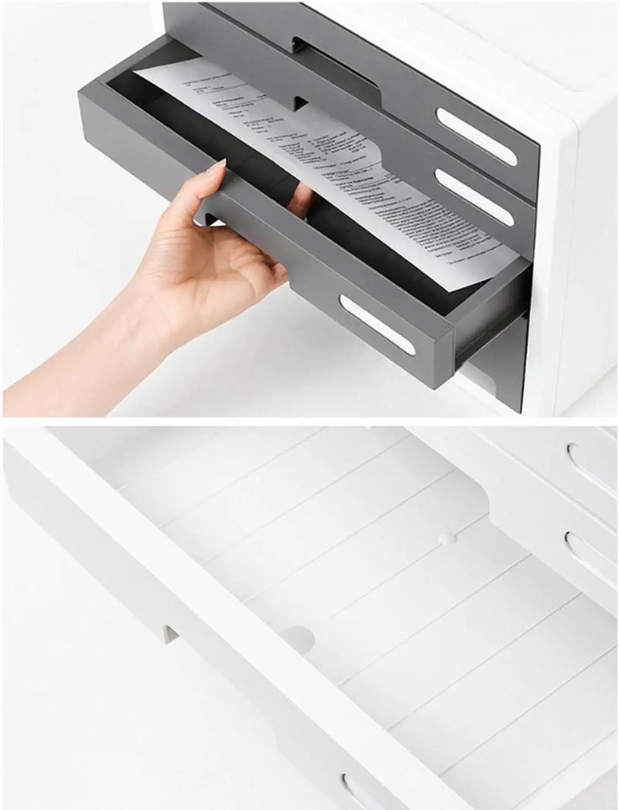 Alt view image 7 of 7 - Desk Combo Cabinet Desk Storage Your Office Needs it
Office Home Desk Organizer Cabinet