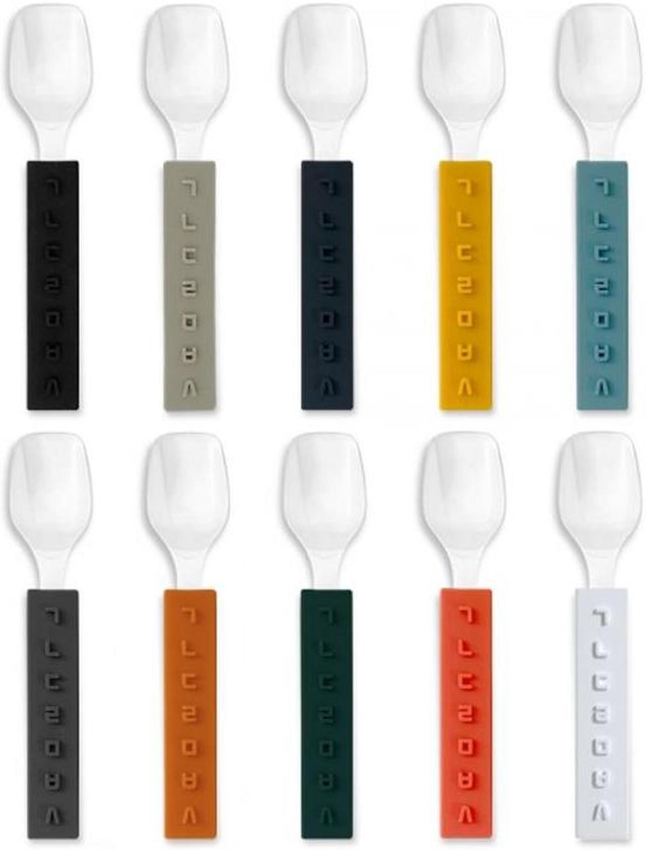 Alt view image 6 of 6 - Baby Spoon Fork set Child Kids Infant Gift Korean Alphabet Design Hangeul Pattern