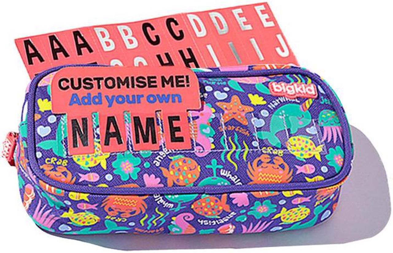 Main image of Kids Children Gift School Pencil Case Alphabet Paper Making Words Pencil Holder