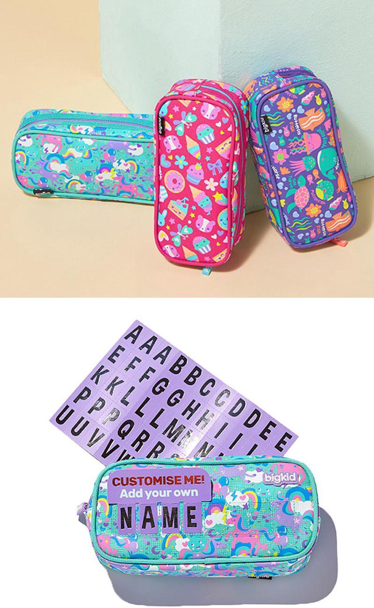 Alt view image 4 of 7 - Kids Children Gift School Pencil Case Alphabet Paper Making Words Pencil Holder