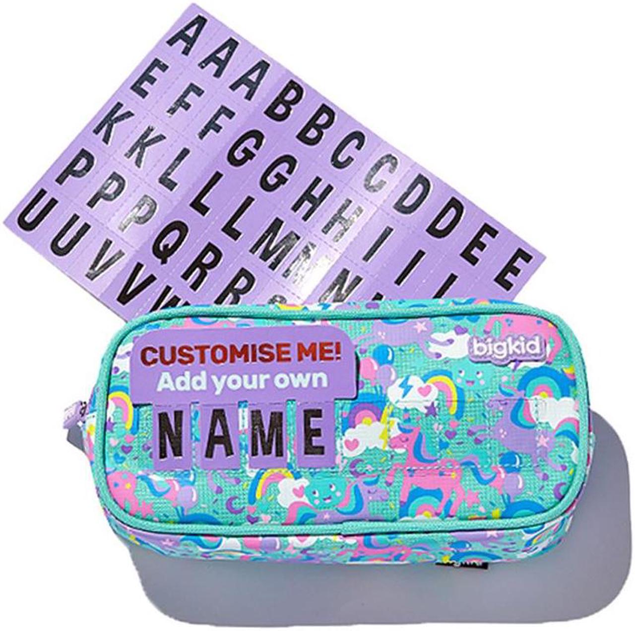 Alt view image 7 of 7 - Kids Children Gift School Pencil Case Alphabet Paper Making Words Pencil Holder