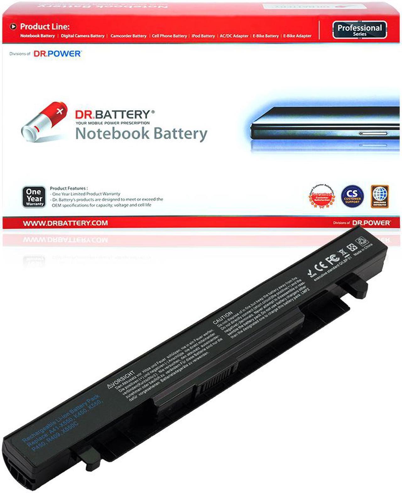 DR. BATTERY - Replacement for Asus X450 / X450C / X450CA / X450L / X450LD / X452 / X550 / X550C / X550CA / X550CC / X550E / X550JF / 0B110-00230000 / 0B110-00230100 / A41-X550 / A41-X550A