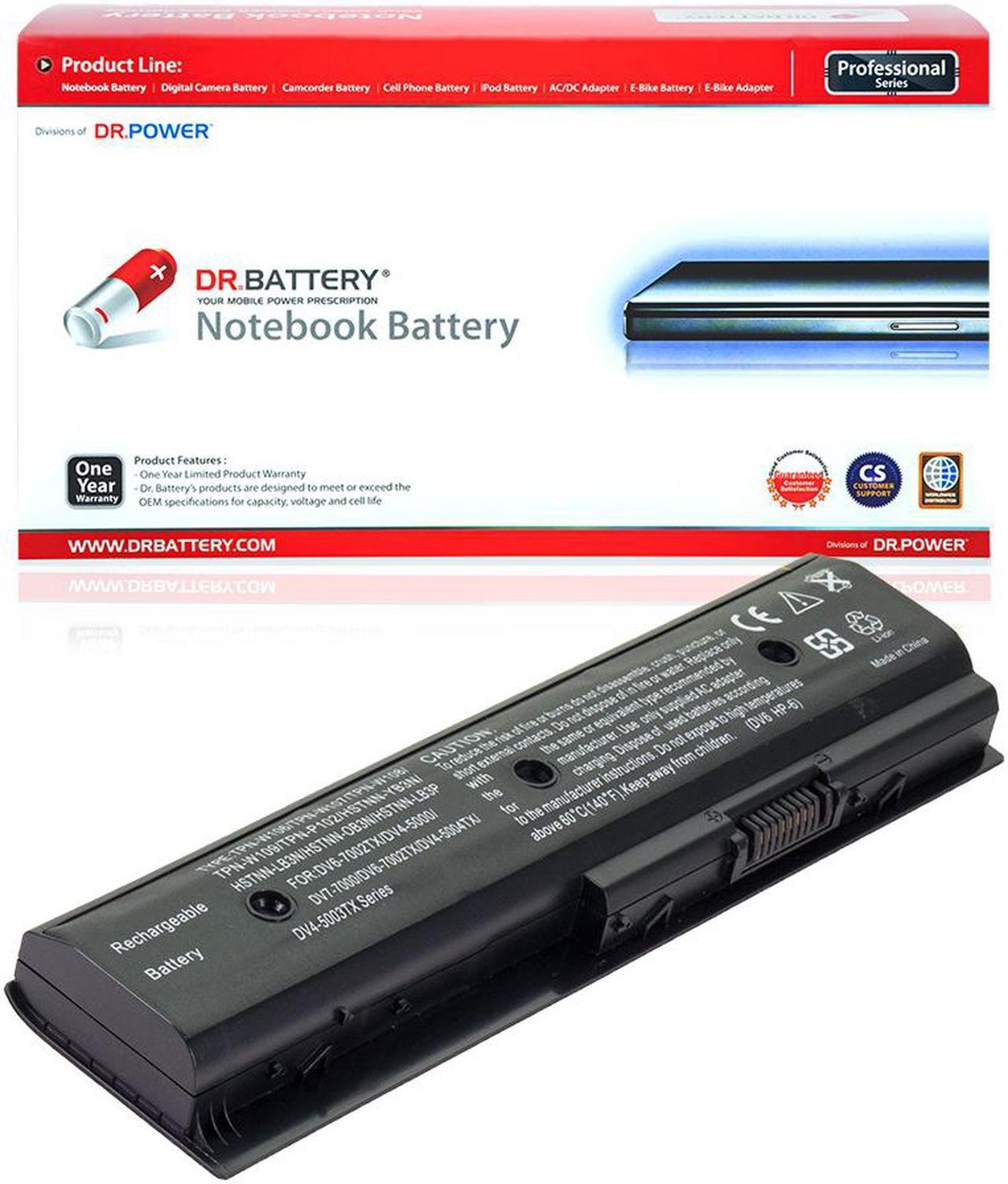 DR. BATTERY - Replacement for HP Pavilion M6-1048CA / M7-1015DX / DV4-5000 / DV6-7000 / DV6-7010 / DV6-7010us / 672326-421 / 672412-001 / 886112770655 / H2L55AA / H2L55AA#ABB / H2L56AA