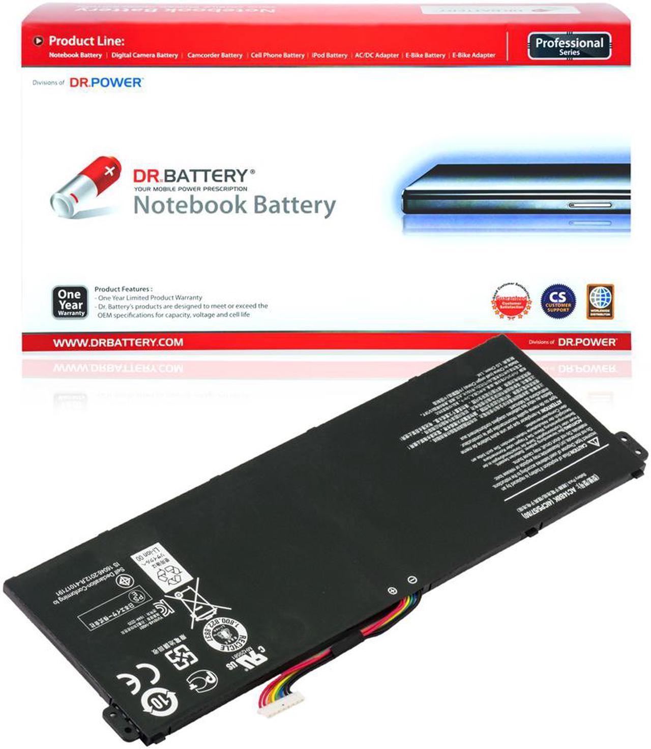 DR. BATTERY - Replacement for Acer TravelMate Spin B1 B118 / AC14B3K / AC14B8J / AC14B8K / KT.00403.027 / KT.0040G.004