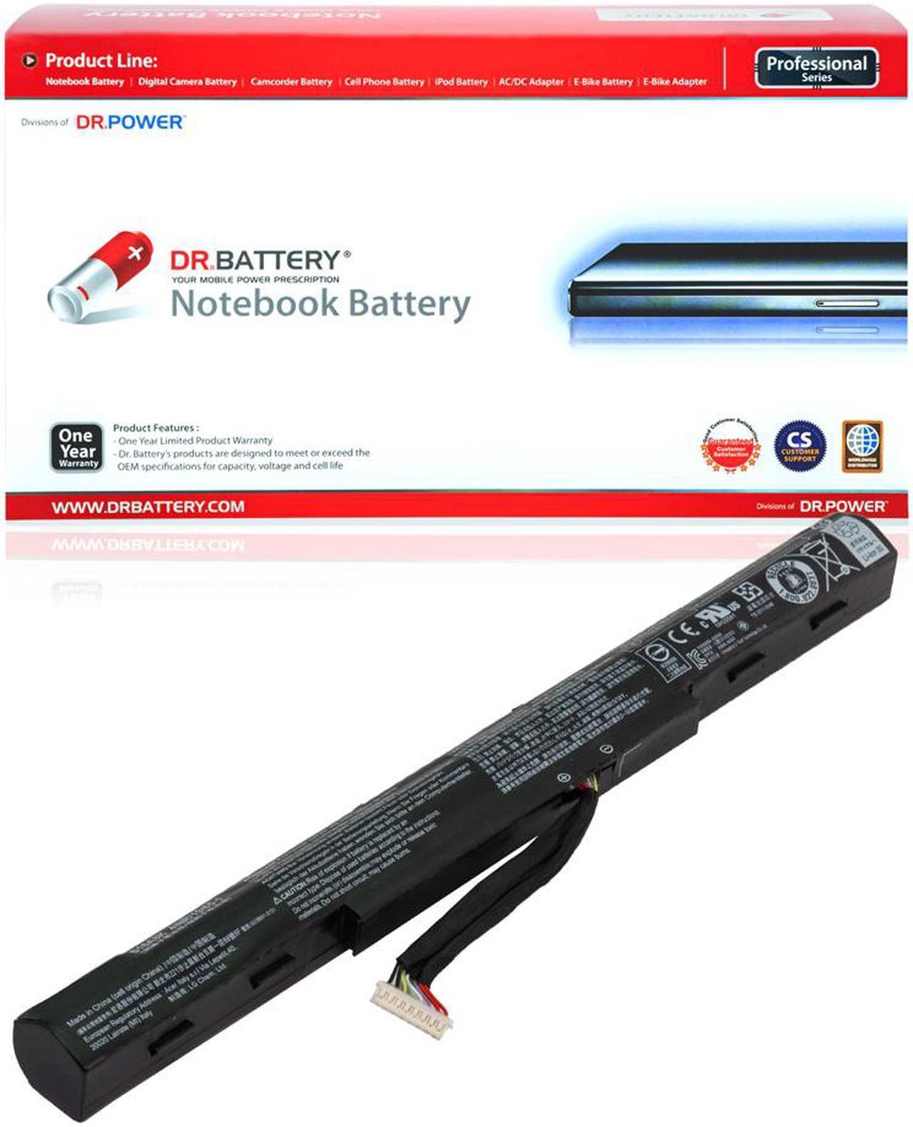 DR. BATTERY - Replacement for Acer Aspire F5-573 / F5-573G / F5-573T / F5-771 / F5-771G / E5-475 / E5-475G / E5-575 / E5-575G / E5-575T / E5-575TG / 4ICR19 / 66 / AS16A5K / AS16A7K / AS16A8K