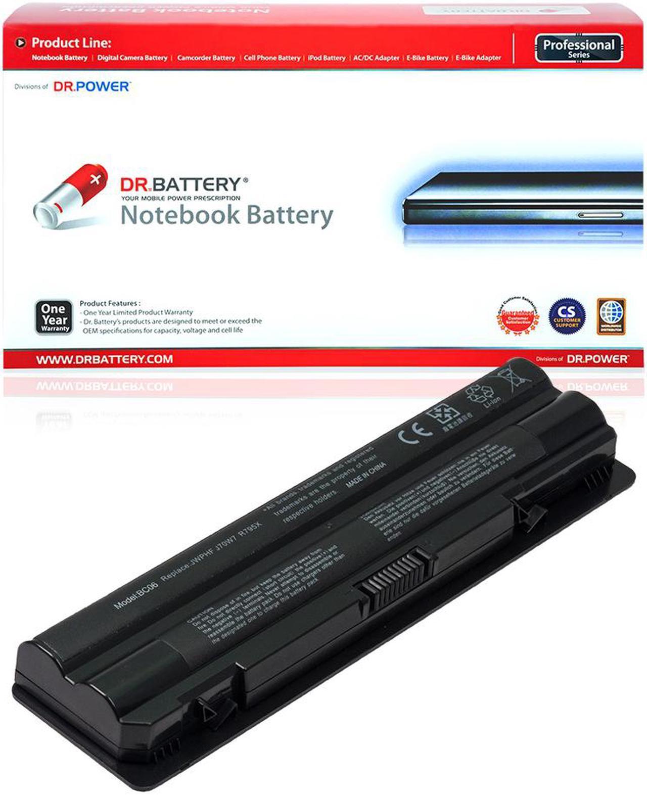 DR. BATTERY - Replacement for Dell XPS 15 / XPS 17 / XPS 17 3D / XPS L401x / XPS L501x / XPS L502x / XPS L701x / 08PGNG / 0J70W7 / 0JWPHF / 0R4CN5 / 312-1123 / 312-1127 / 453-10186