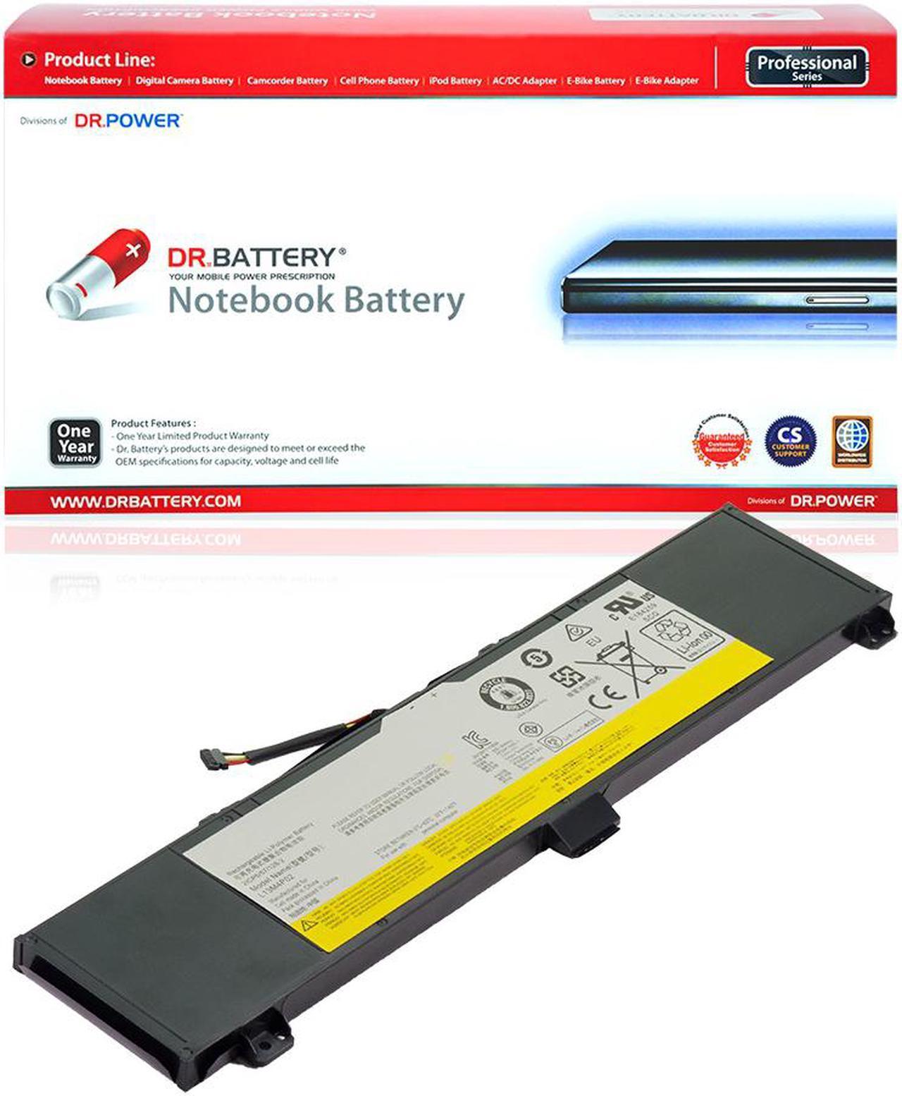 DR. BATTERY - Replacement for Lenovo Y50-70 / 59421855 / 59426157 / 59438436 / 59440637 / 59440644 / 59440654 / 59443047 / 59443538 / 59445919 / 59446363 / 2ICP5/57/128-2 / L13M4P02 [7.4V / 54Wh]