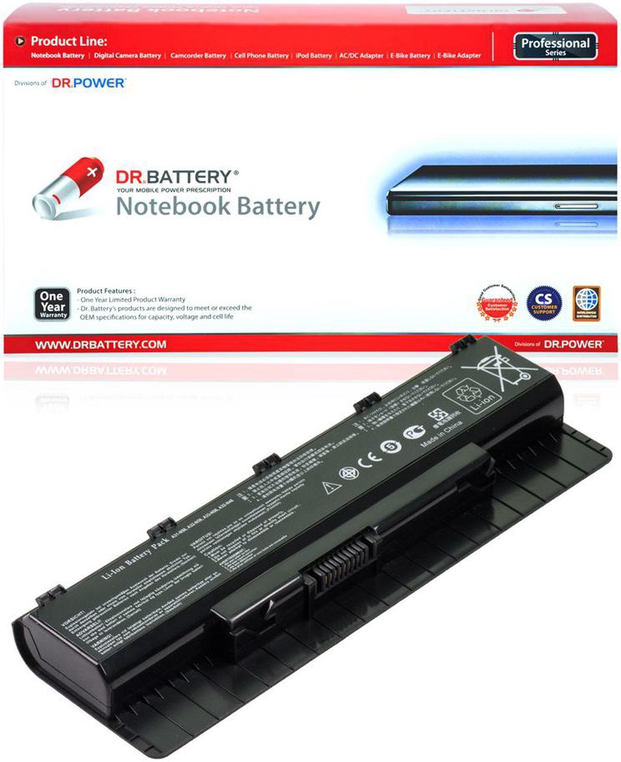 DR. BATTERY - Replacement for Asus N56VB / N56VJ / N56VM / N56VV / N56VZ / N76 / N76V / N76VB / N76VJ / N76VM / N76VZ / ROG G56JK / ROG G56JR / N46 / N46JV / N46V / A31-N56 / A32-N56 / A33-N56