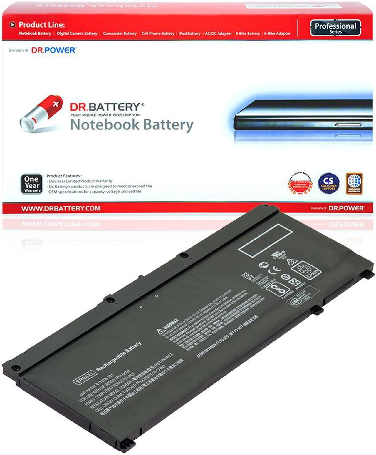 DR. BATTERY - Replacement for HP Pavilion Power 15-cb008ns / 15-cb008ur / 15-cb009ns / 15-cb009nu / 15-cb010ca / 15-cb010nr / HSTNN-IB7Z / SR04XL / TPN-Q193 / 917678-1B1 / 917678-2B1 / 917724-855