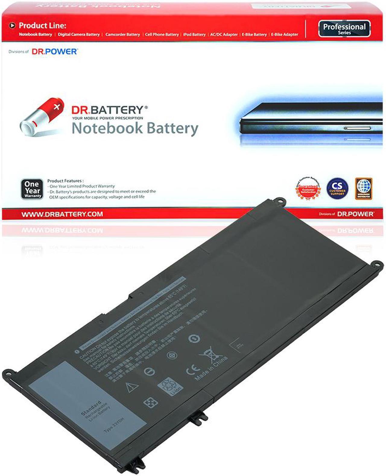 DR. BATTERY - Replacement for Dell G3 17 3779 / G5 15 5587 / Inspiron 17 7773 / Inspiron 17 7778 / Inspiron 7778 / 081PF3 / 0PVHT1 / 33YDH