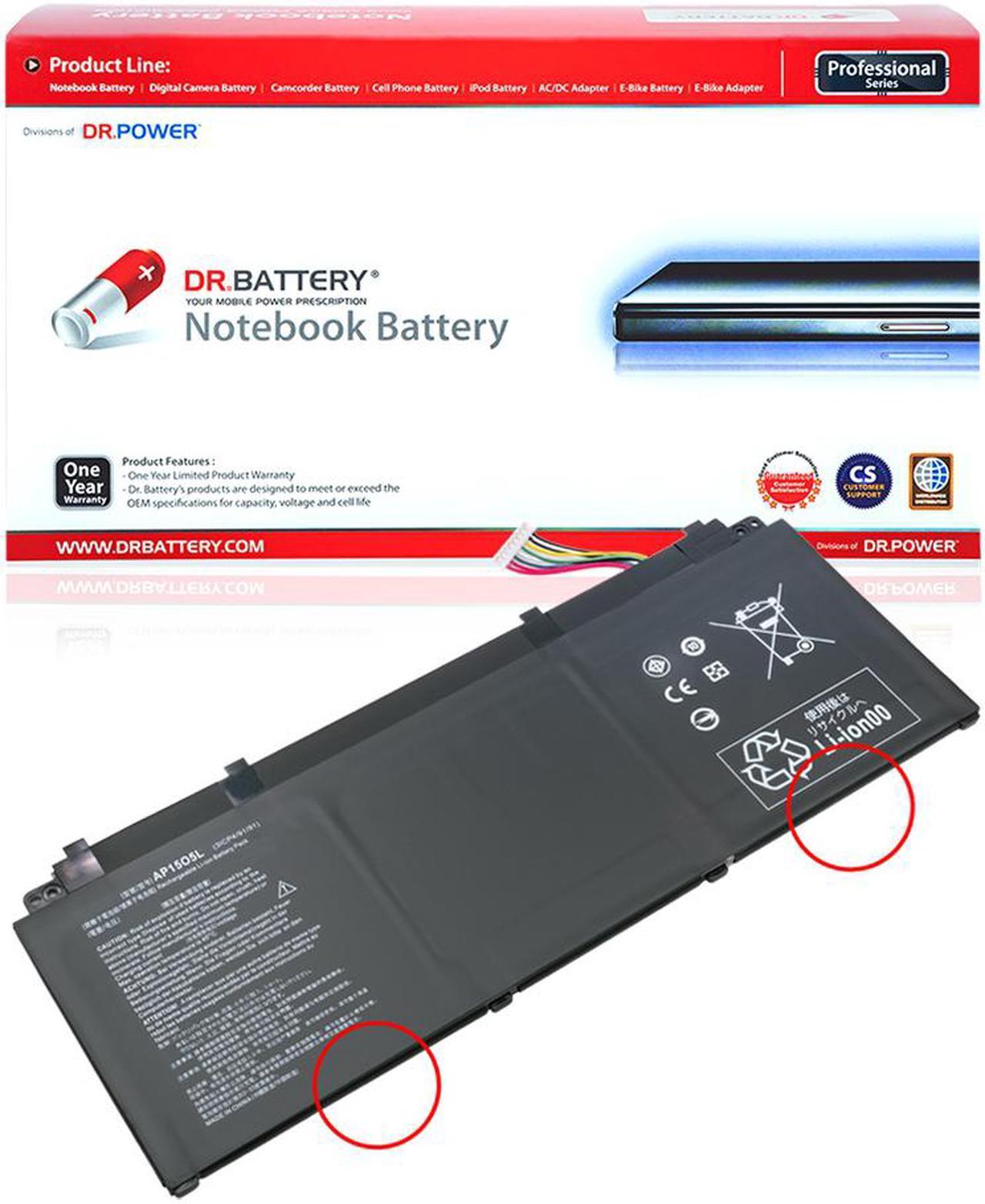 DR. BATTERY - Replacement for Acer Aspire S13 S5-371 / S5-371-5018 / S5-371-52JR / S5-371-53NX / S5-371-563C / S5-371-71QZ / S5-371-76GS / 91 / AP1503K / AP1505L / AP15O3K / AP15O5L / KT.00305.001