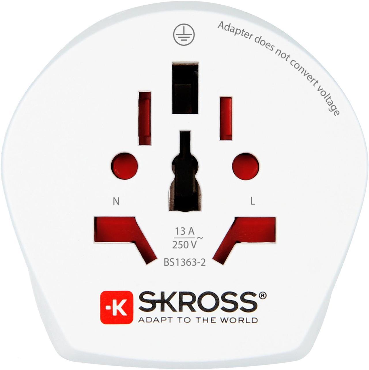 Skross World Travel Pro Plus USB White Charging Adapter