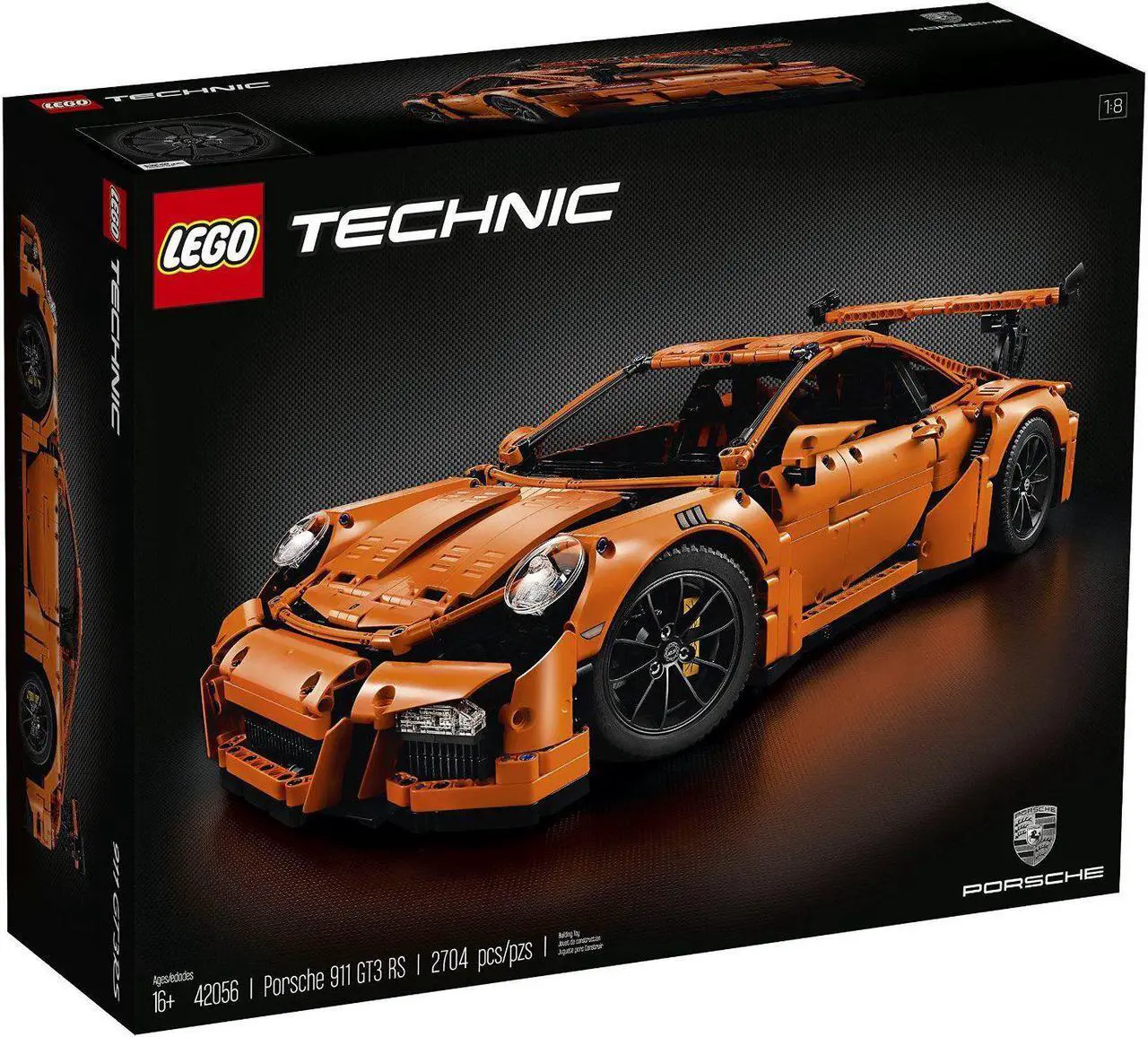 Alt view image 3 of 3 - LEGO Technic Porsche 911 GT3 RS 42056
