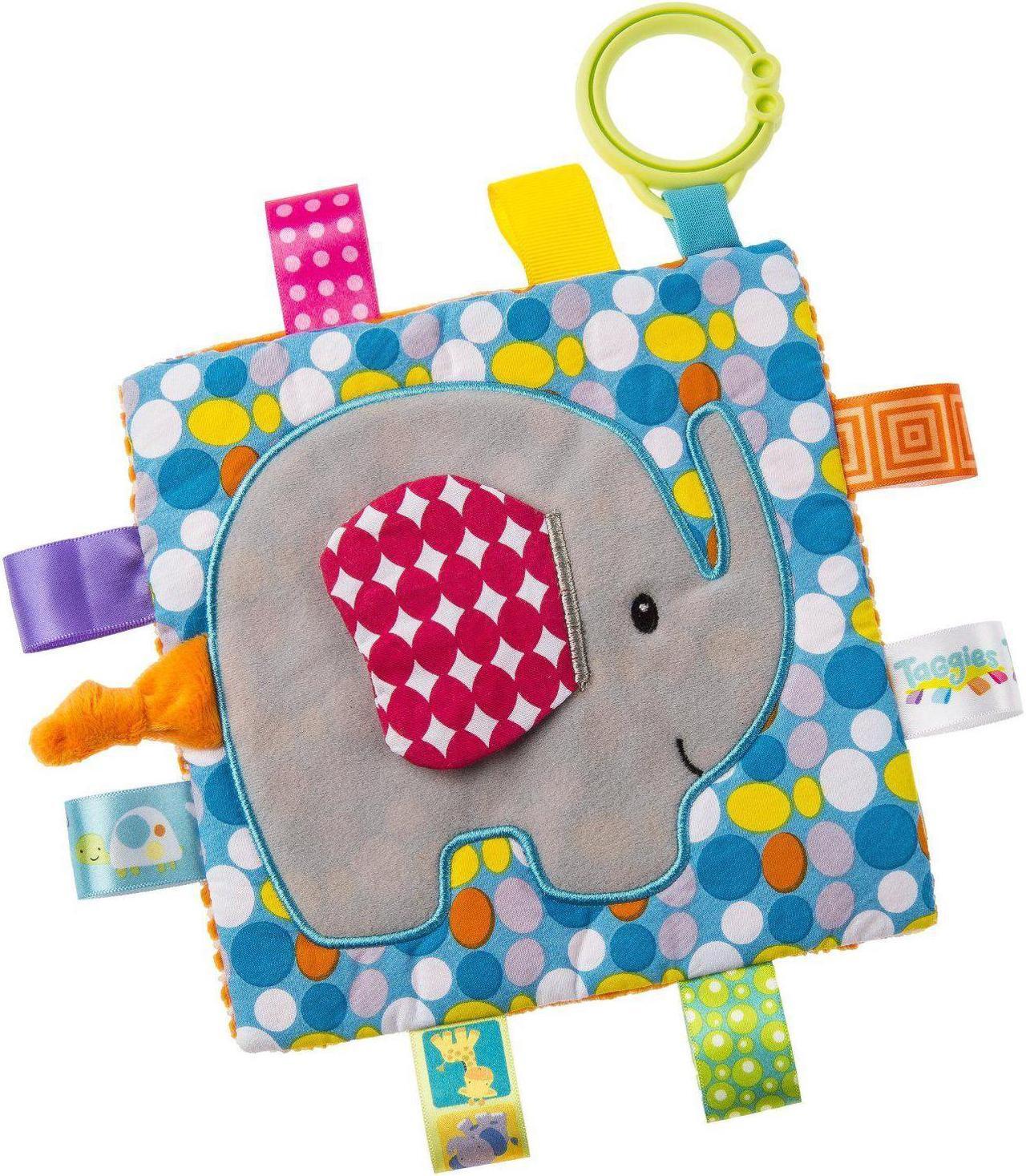 Main image of Crinkle Me Elephant Taggies - Baby Stuffed Animal by Mary Meyer (40073)