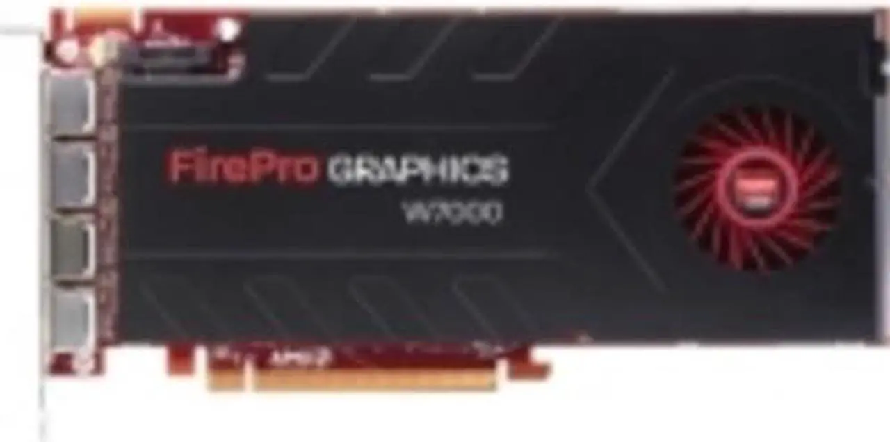 Main image of HP FirePro W7000 C2K00AA 4GB GDDR5 PCI Express 3.0 x16 Plug-in Card Workstation Video Card