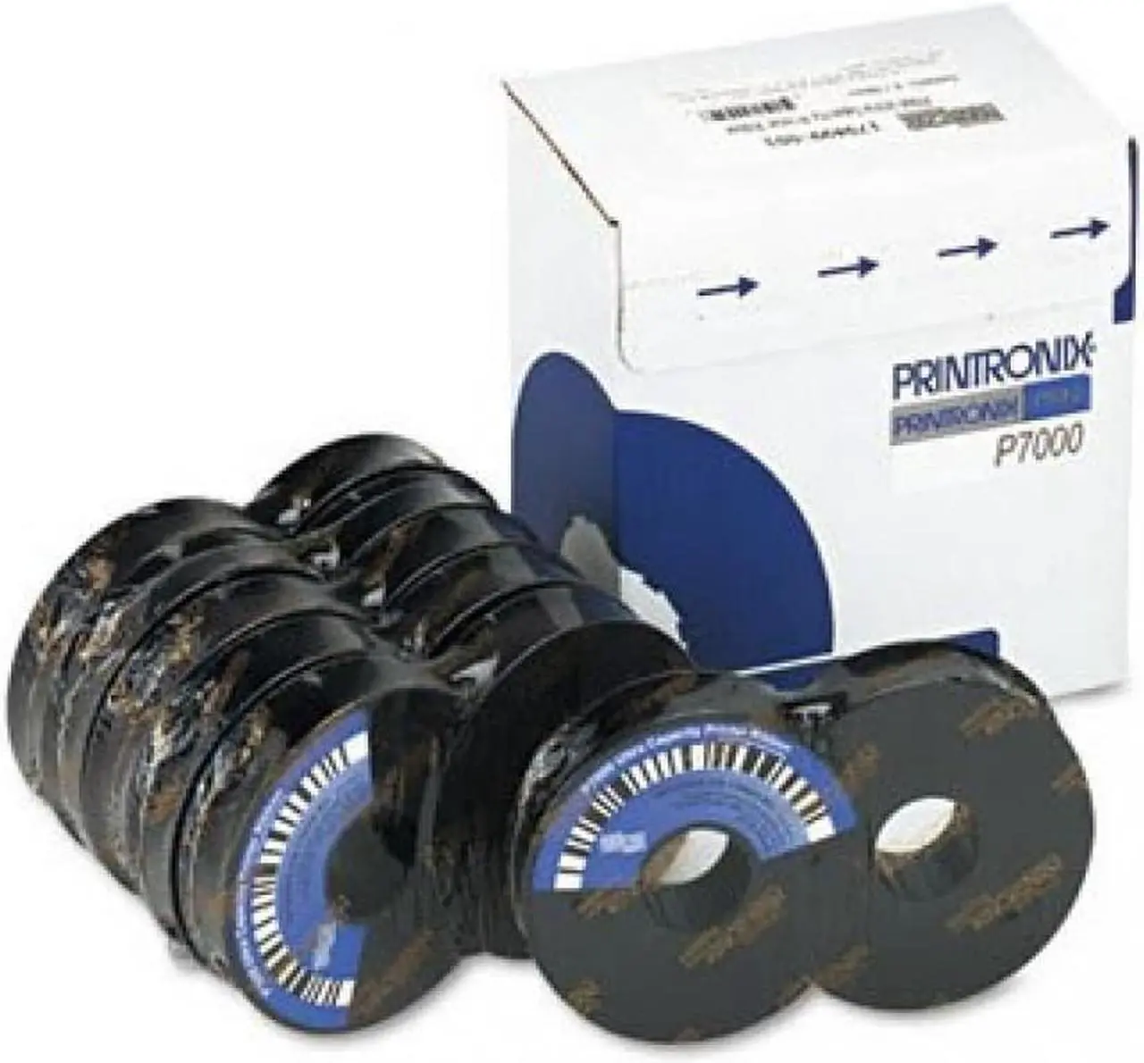 Main image of Printronix Black Ribbon - Black - Dot Matrix - Million