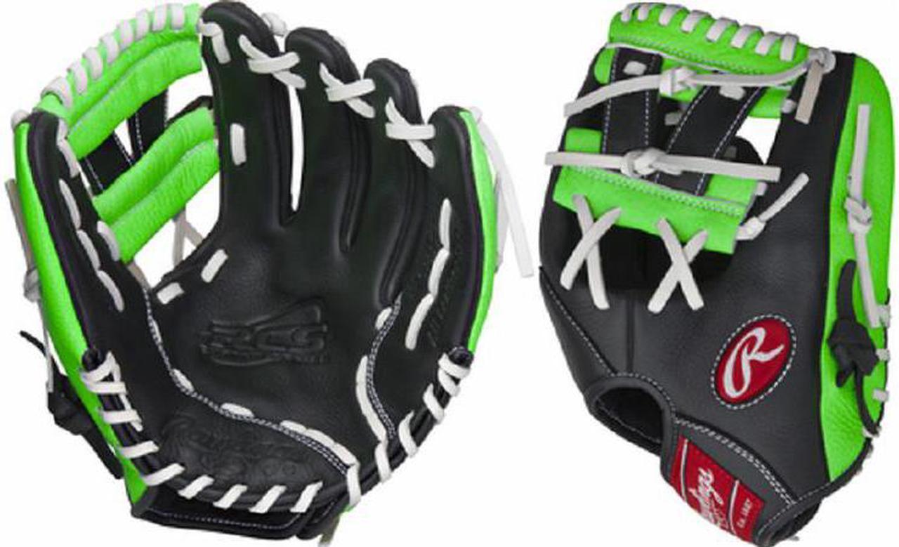 Main image of Rawlings RCS112PTG 11.25" Neon Green Pro Taper Series Youth Baseball Glove New!