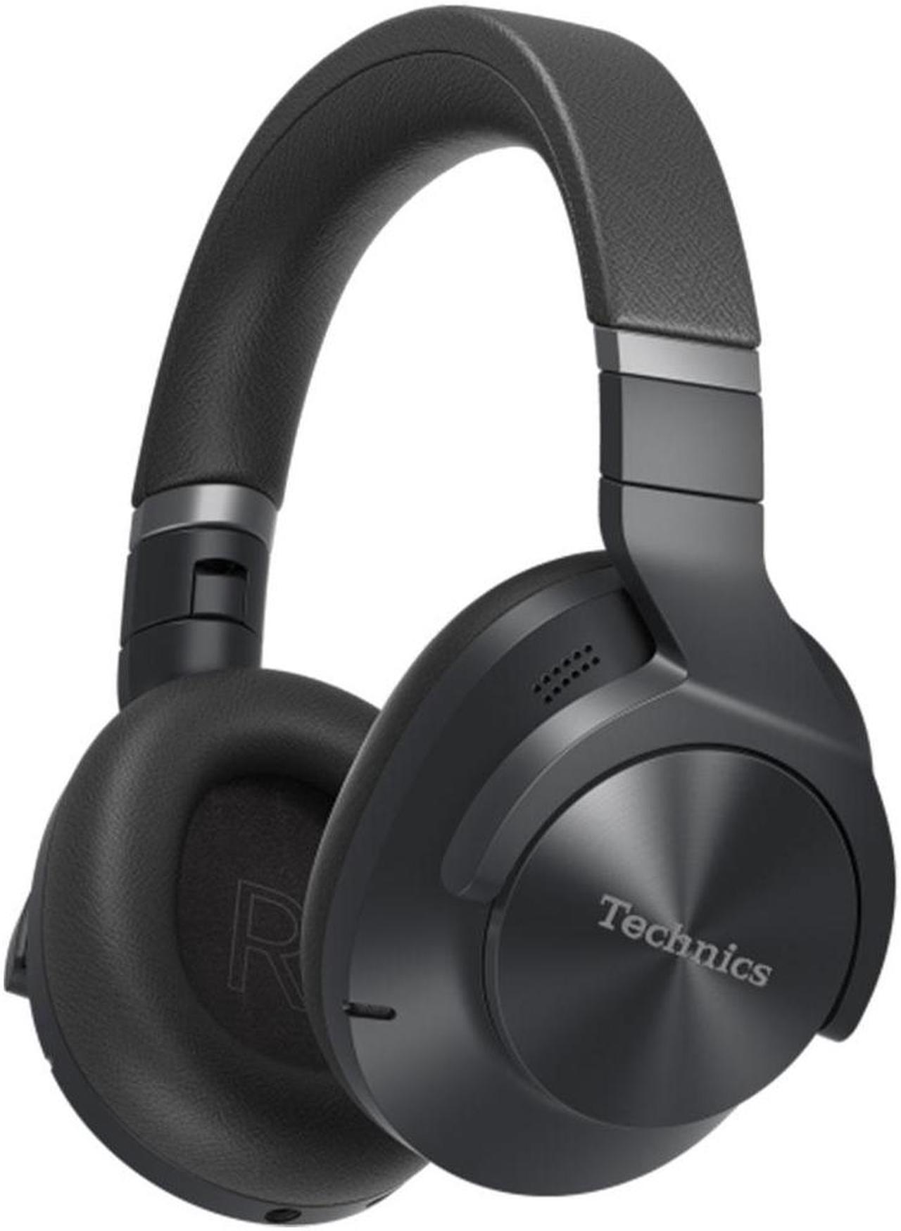 Technics EAH-A800 Noise Cancelling Wireless Over-Ear Headphones with Microphone  Black