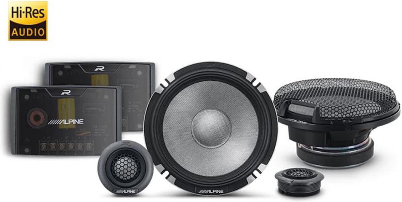 Alpine R2-S652 High-Resolution Pro 2-Way Speaker Set