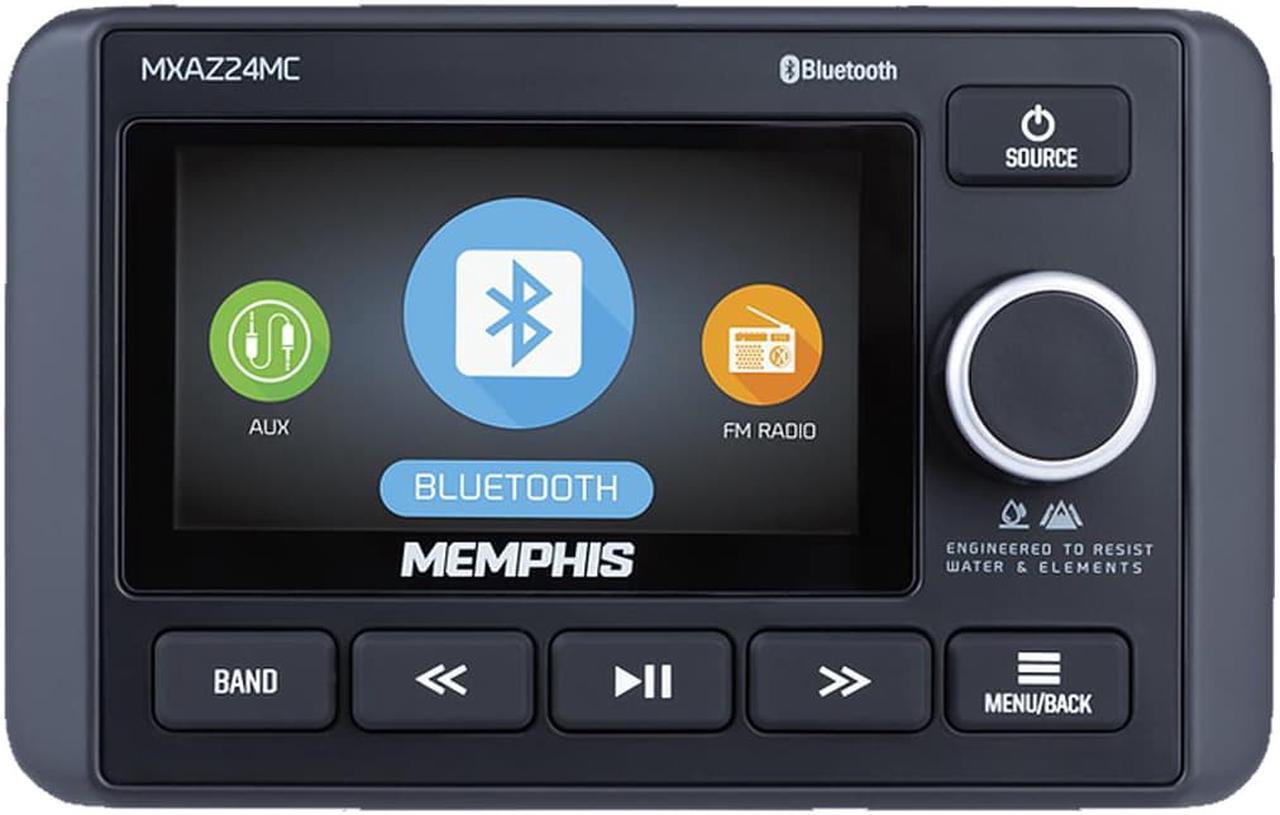 Memphis Audio MXAZ24MC Multi Zone Media Center with Subwoofer Control