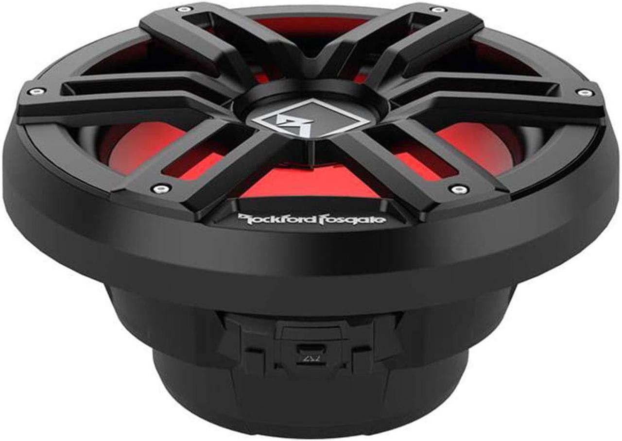 Rockford Fosgate M2D4-12IB 12 Color Optix Infinite Baffle Marine Subwoofer  Black