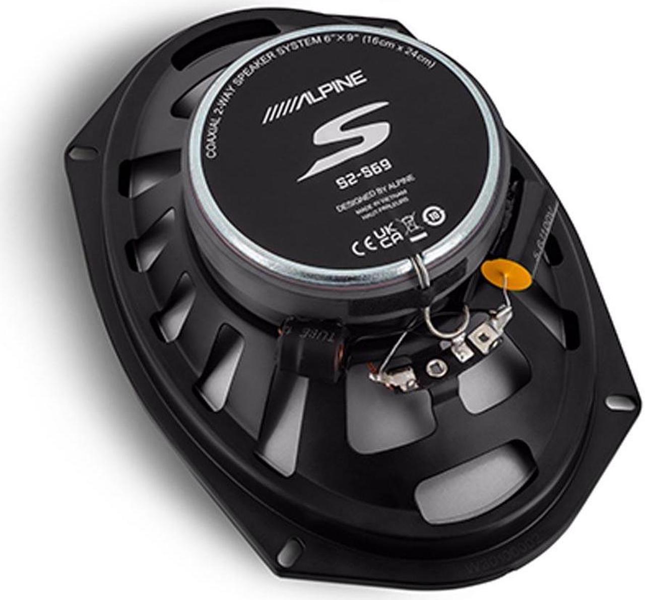 Alpine S2-S69 S-Series 6x9 Coaxial 2-Way Car Speakers