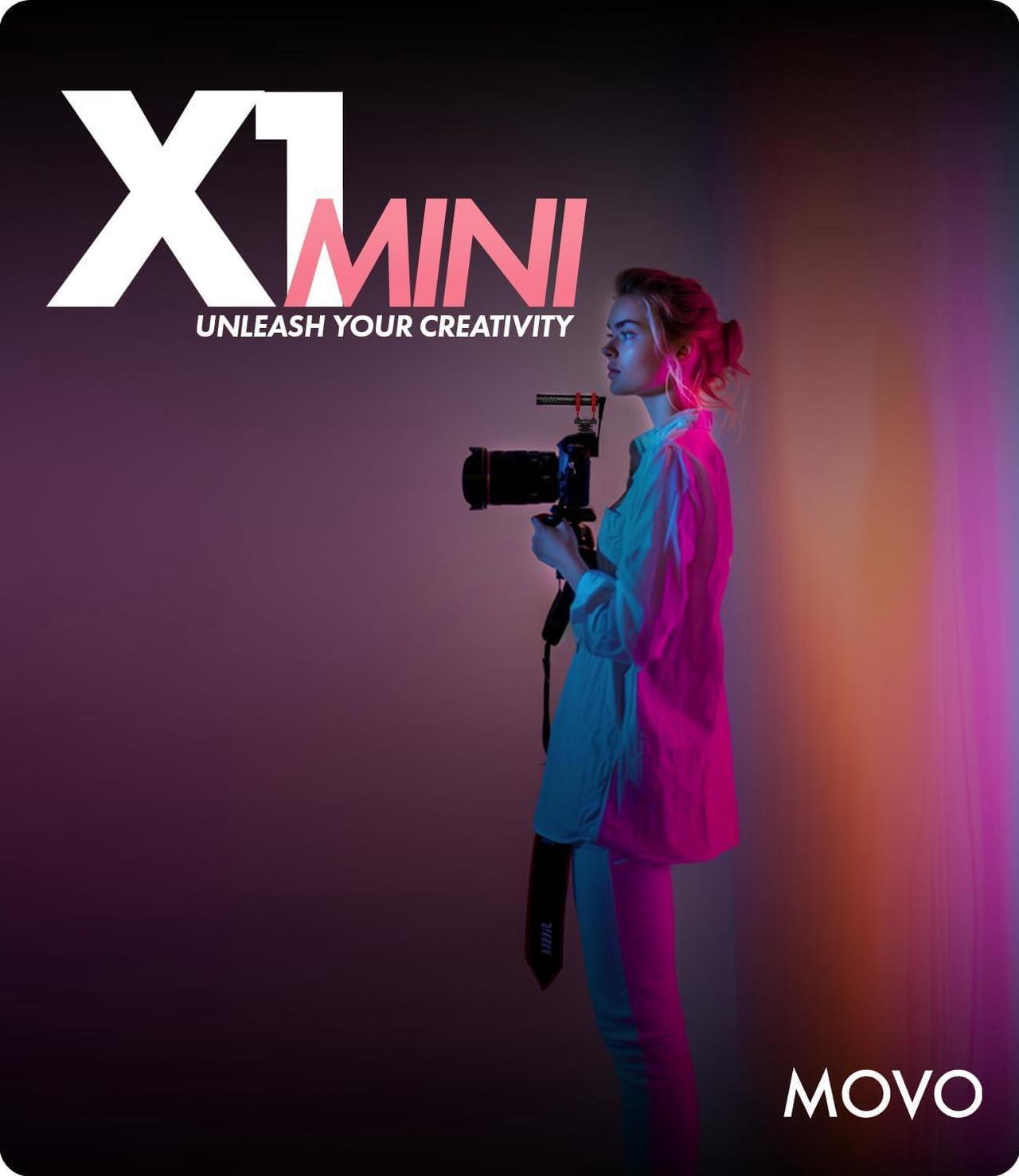 Alt view image 6 of 6 - Movo X1-Mini Video Shotgun Mic for Camera - Supercardioid 3.5mm/USB-C Analog/Digital Camera Microphone for DSLR, iPhone and Android Smartphones, Computers - Compatible with Canon EOS, Nikon, Sony