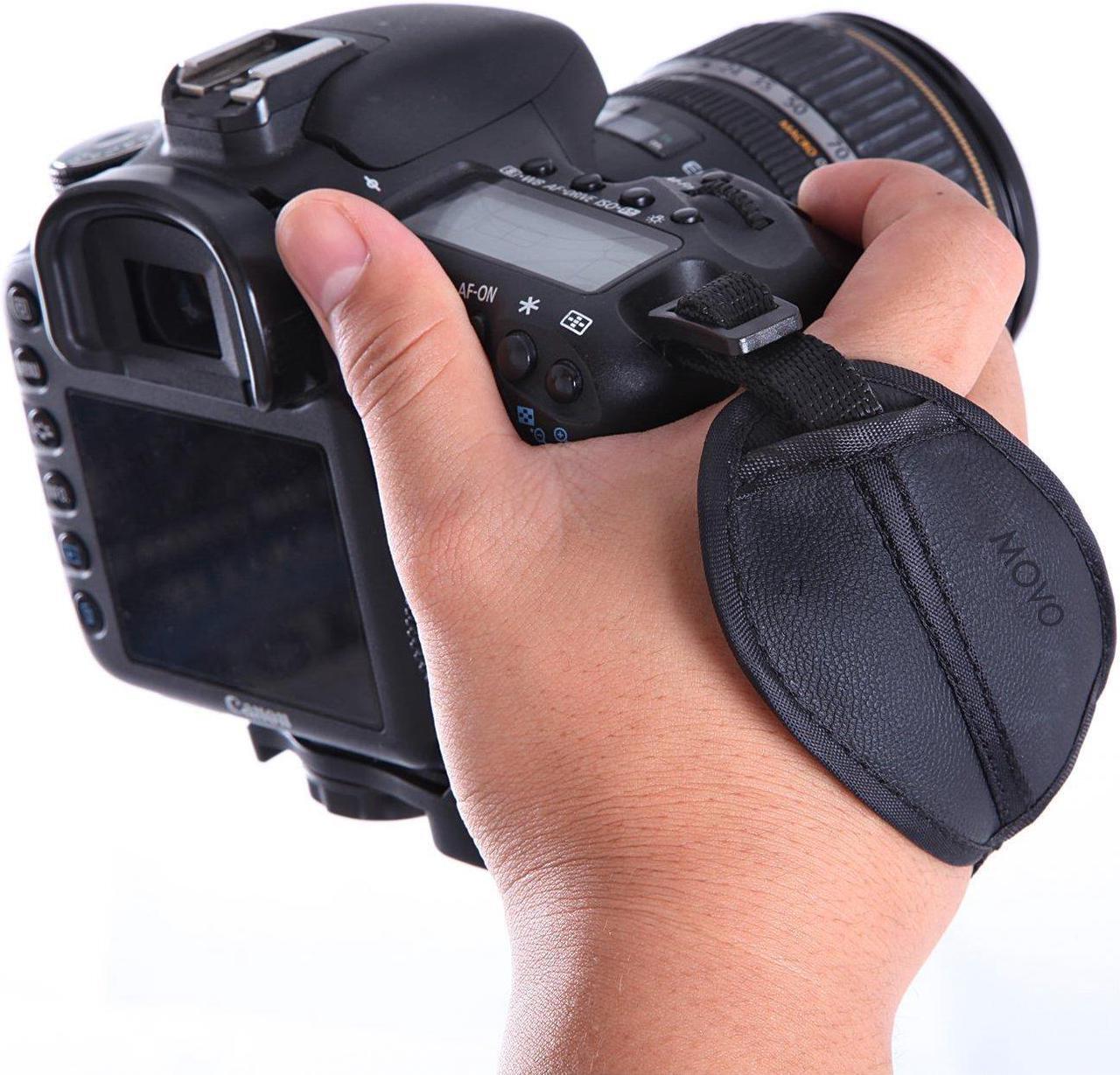 Main image of Movo Photo HSG-4 SecureMe Padded Grip Strap for DSLR Cameras - Prevents droppage and stabilizes video