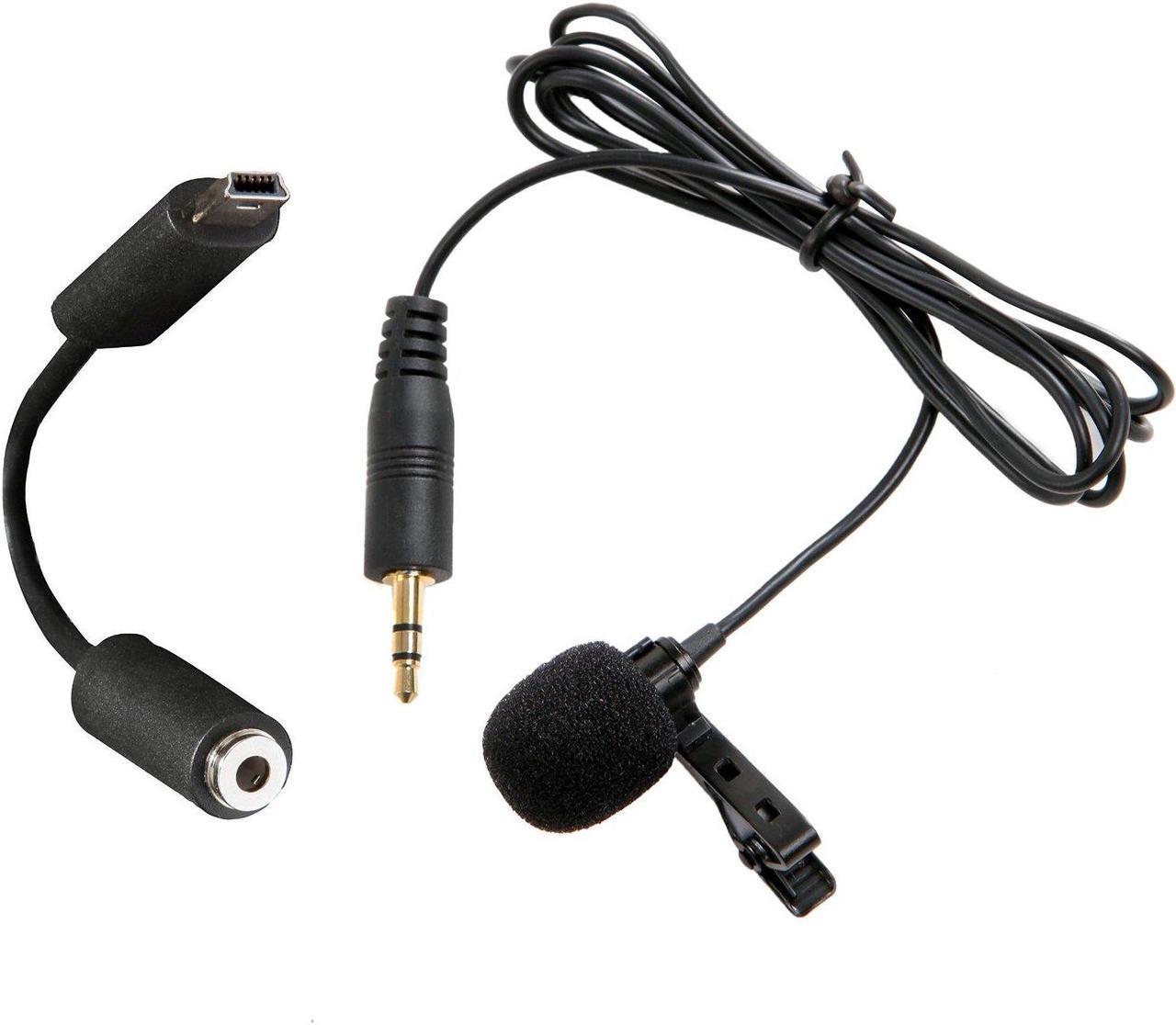 Main image of Movo GM100 Lavalier Lapel Clip-on Omnidirectional Condenser Microphone for GoPro HERO3 & HERO3+ Black, White & Silver Editions