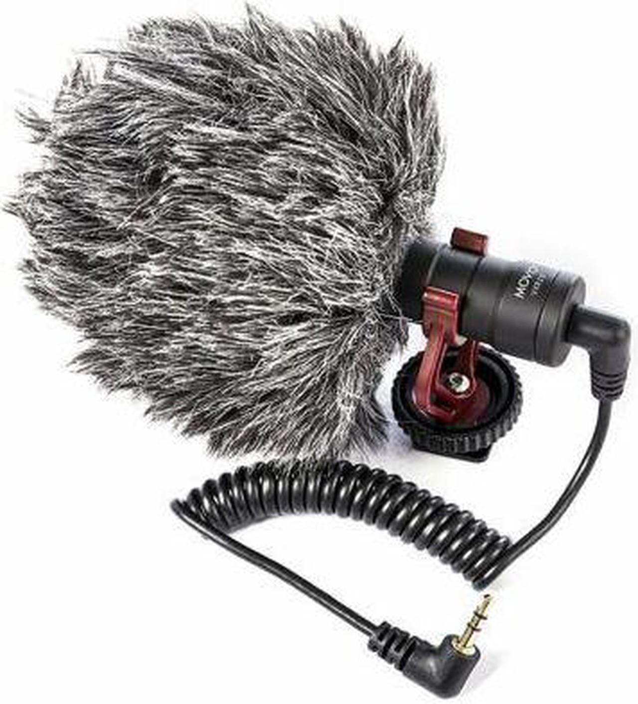 Alt view image 4 of 6 - Movo VXR10 Universal Cardioid Condenser Video Microphone with Shock Mount, Deadcat Windscreen, & Case for Smartphones, DSLR Cameras & Camcorders