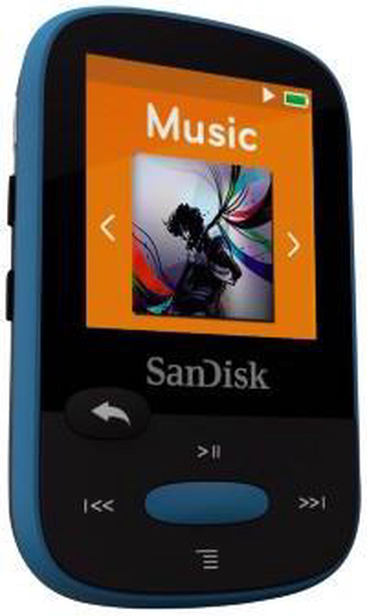 Main image of SANDISK SDMX24-008G-A46B 8GB 1.44" Clip Sport MP3 Player (Blue)