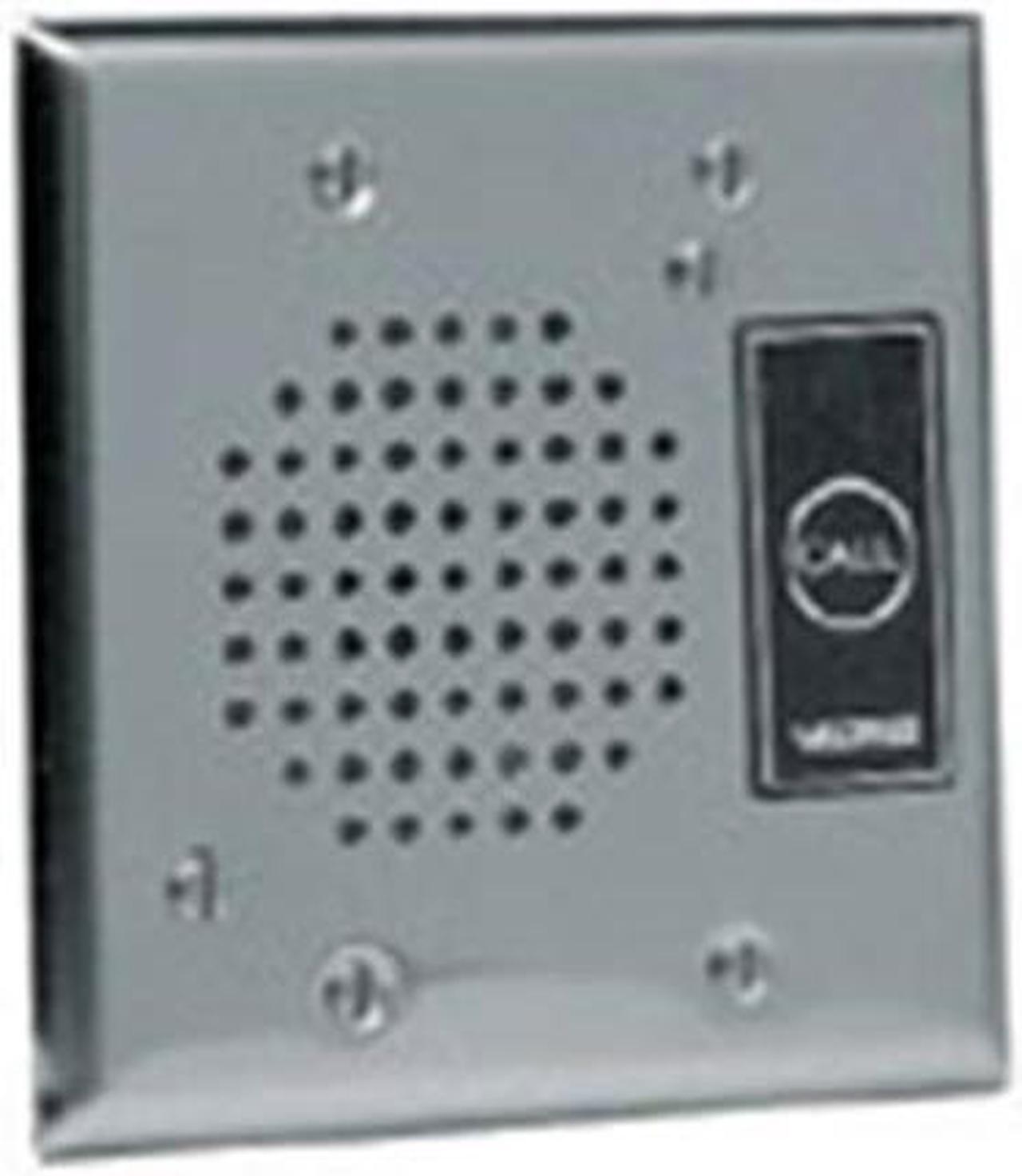 Alt view image 2 of 6 - Valcom V-1072A-ST Talkback Doorplate Speaker - Stnless Stl
