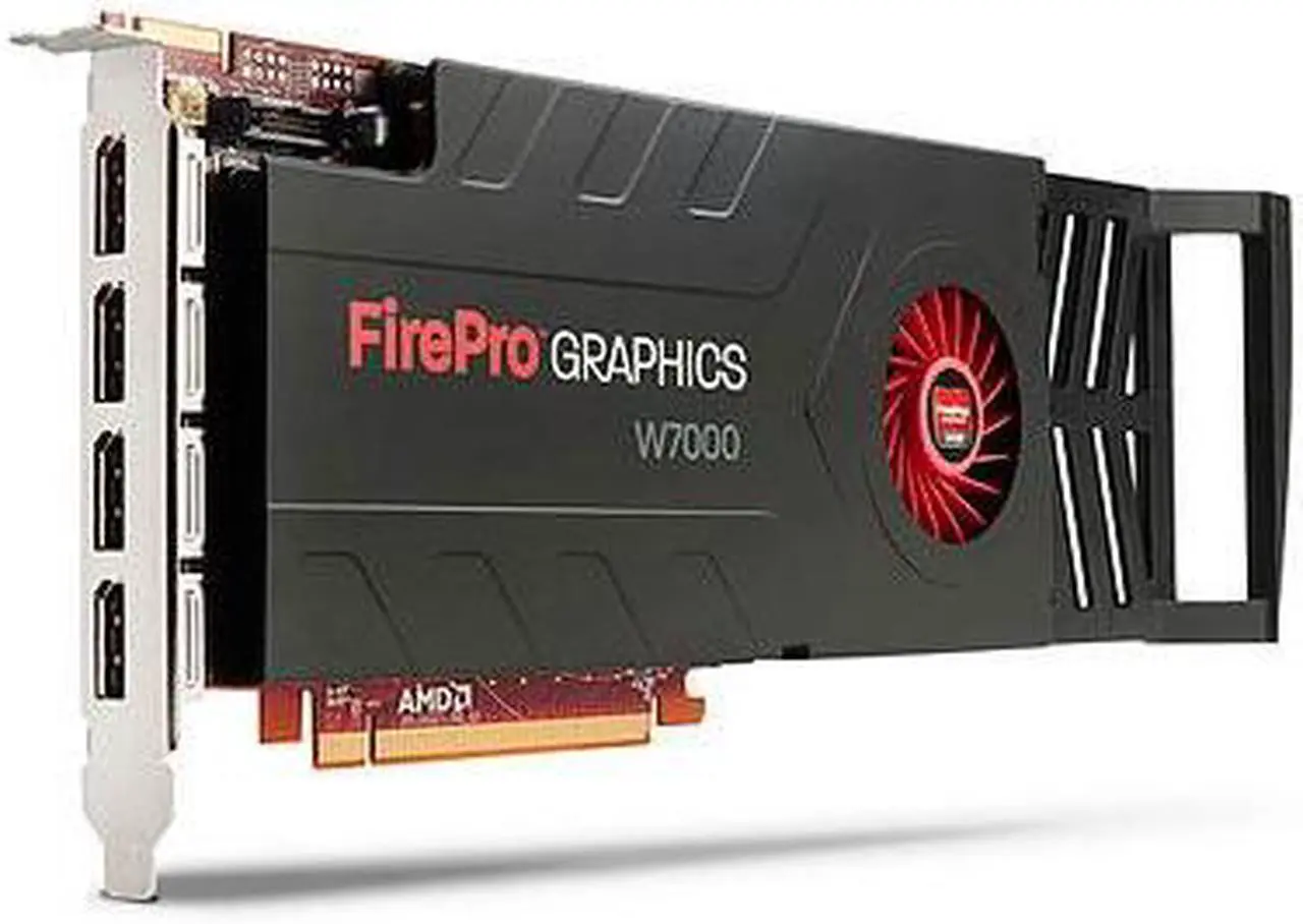 Alt view image 2 of 2 - HP FirePro W7000 C2K00AA 4GB GDDR5 PCI Express 3.0 x16 Plug-in Card Workstation Video Card