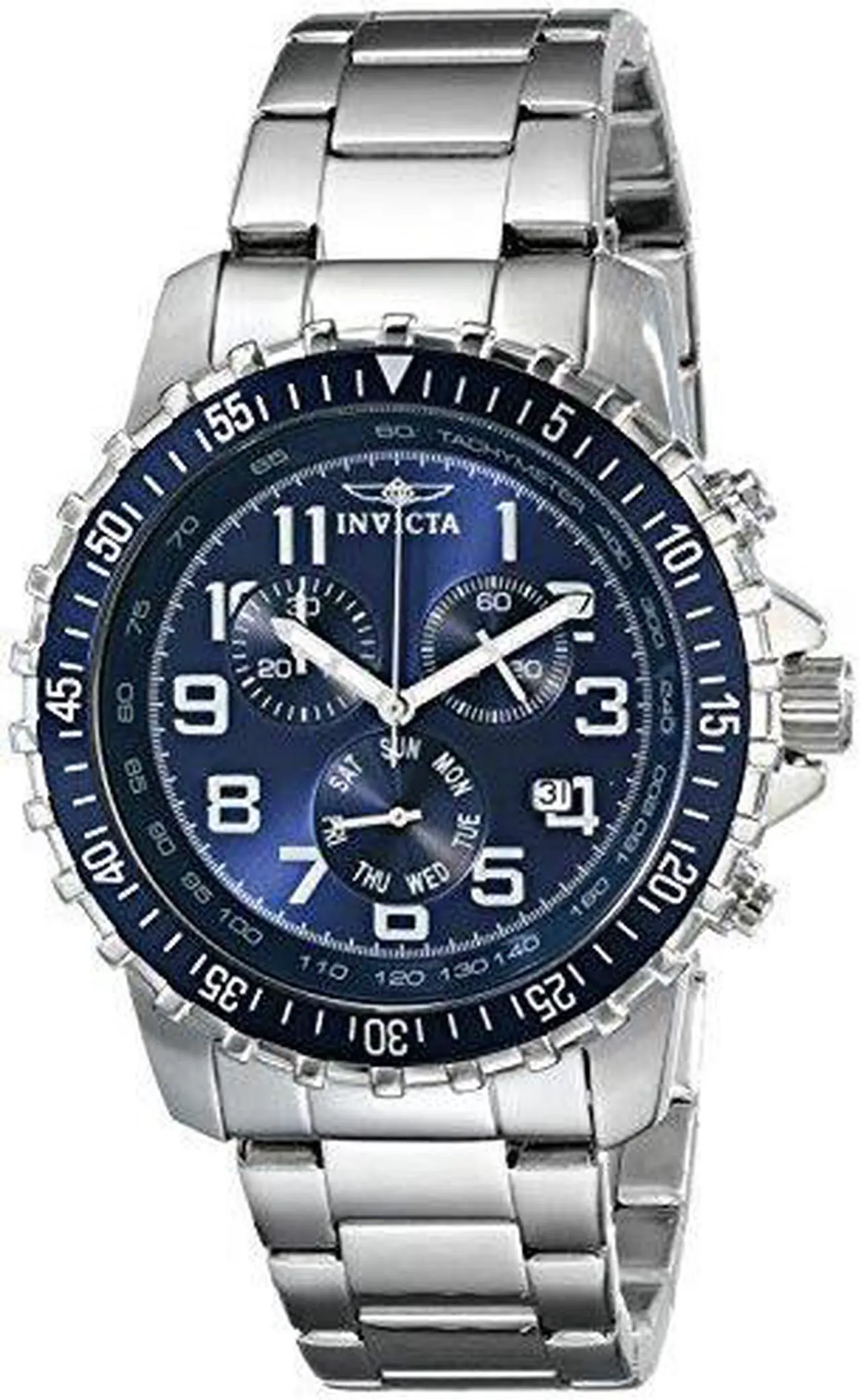Alt view image 4 of 17 - Invicta  Specialty 6621  Stainless Steel Chronograph  Watch