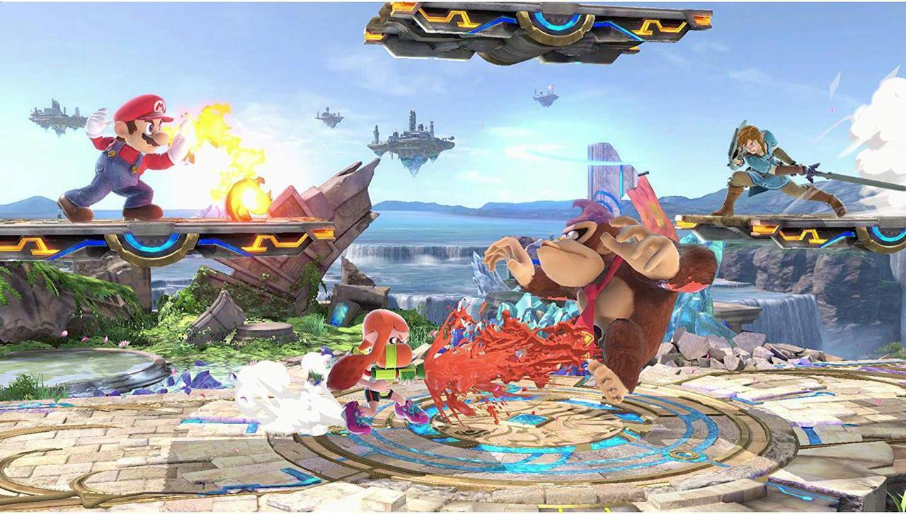 Alt view image 6 of 7 - Super Smash Bros, Super Mario Bros. U Deluxe, & Donkey Kong, Nintendo Switch