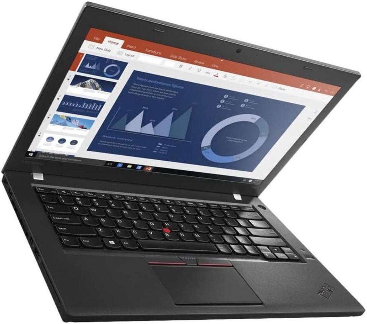 Lenovo ThinkPad T460 14.0-in Laptop - Intel Core i7 6600U 6th Gen 2.60 GHz 16GB 256GB SSD Windows 10 Pro 64-Bit - Webcam