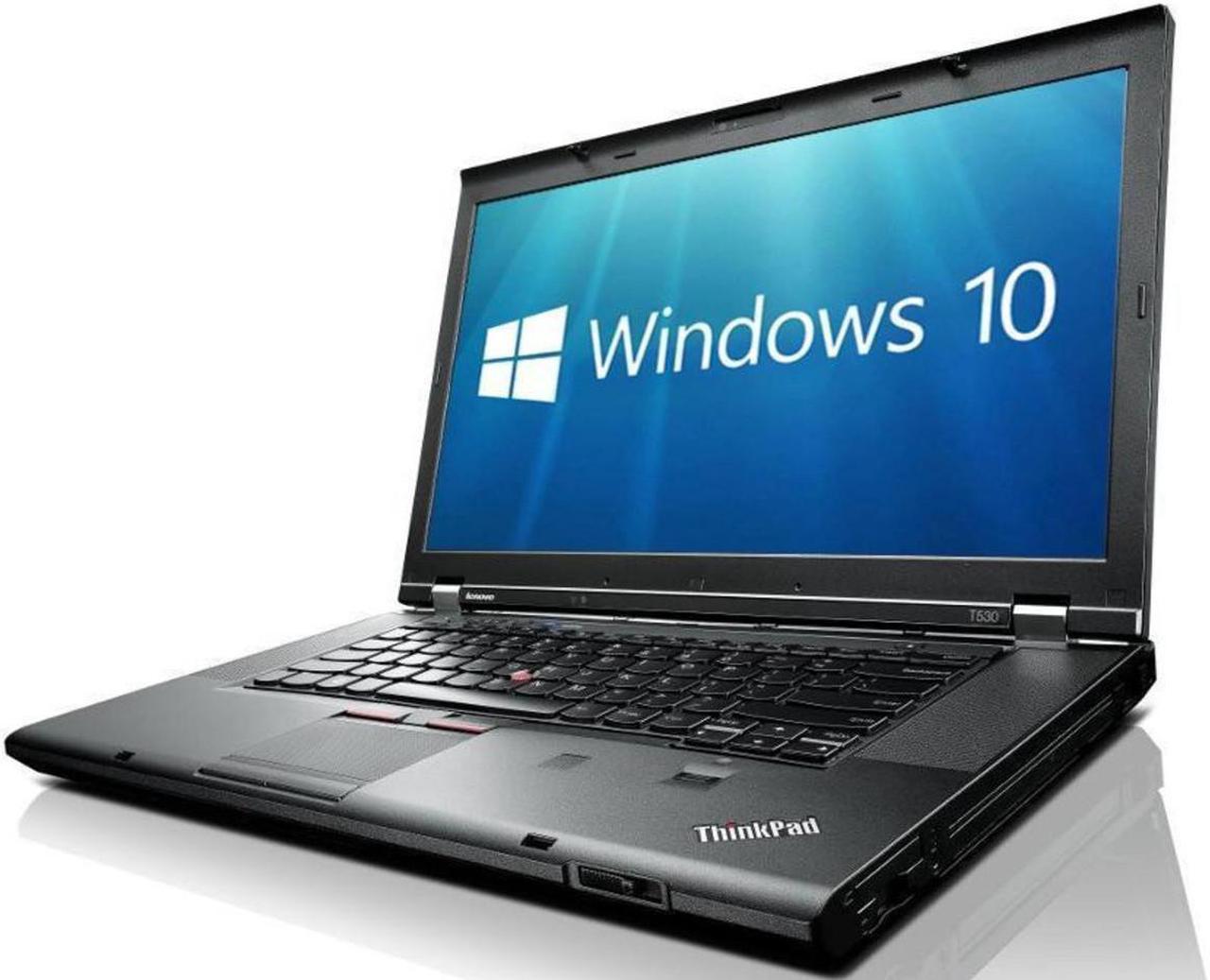 Lenovo Thinkpad T530 - i5 2.6 GHz 8GB Memory 256gb SSD - 15.6" HD Screen - Windows 10 Pro 64 - Webcam