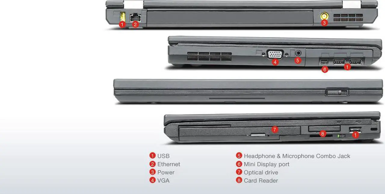 Alt view image 4 of 5 - Lenovo Thinkpad T430 - i7-3520M 2.9GHz - 16GB Memory - 1 TB SSD - 14" HD Windows 7 Pro 64 - 1 YEAR WARRANTY