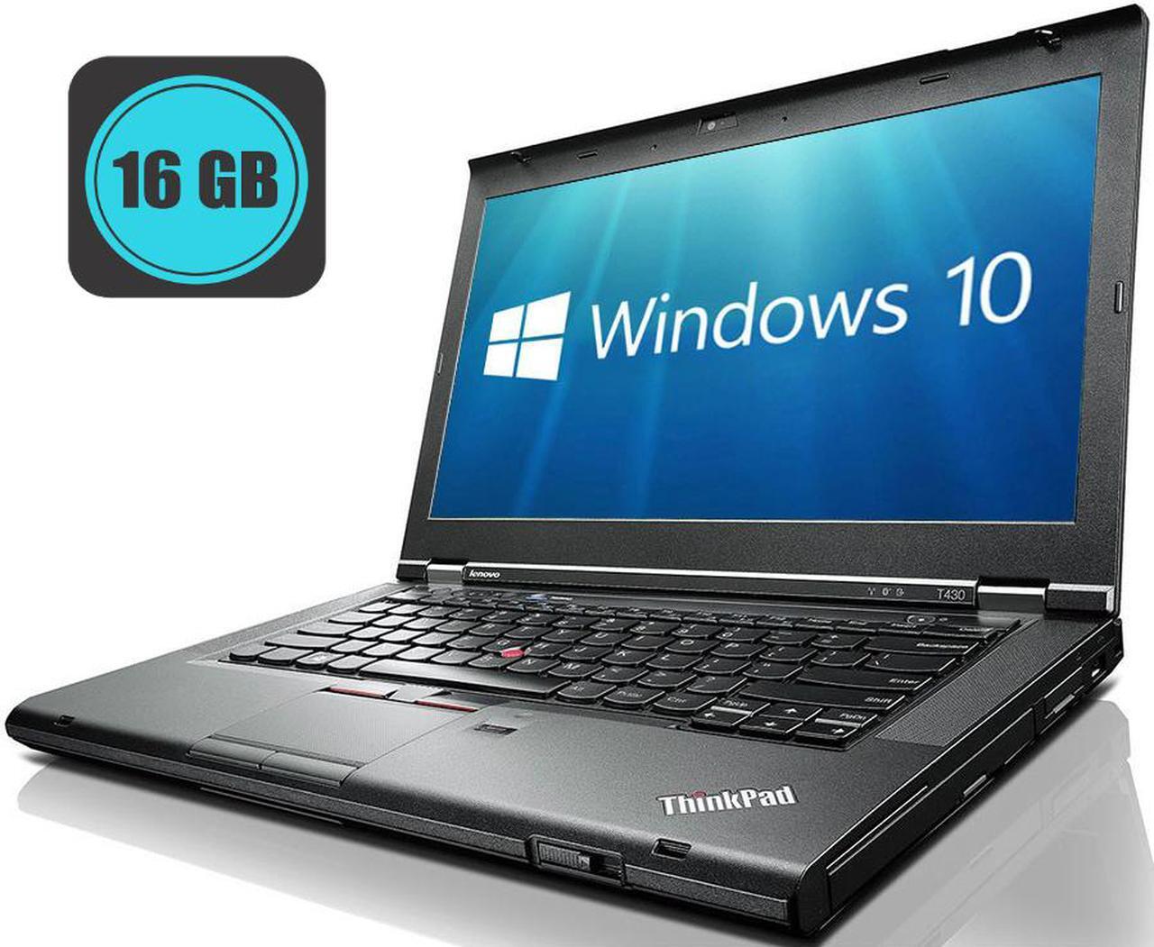 Main image of Lenovo Thinkpad T430 - i5-3320M 2.6GHz - 8GB Memory - 256GB SSD - 14" HD Windows 10 Pro 64 - 1 YEAR WARRANTY  (Grade B)