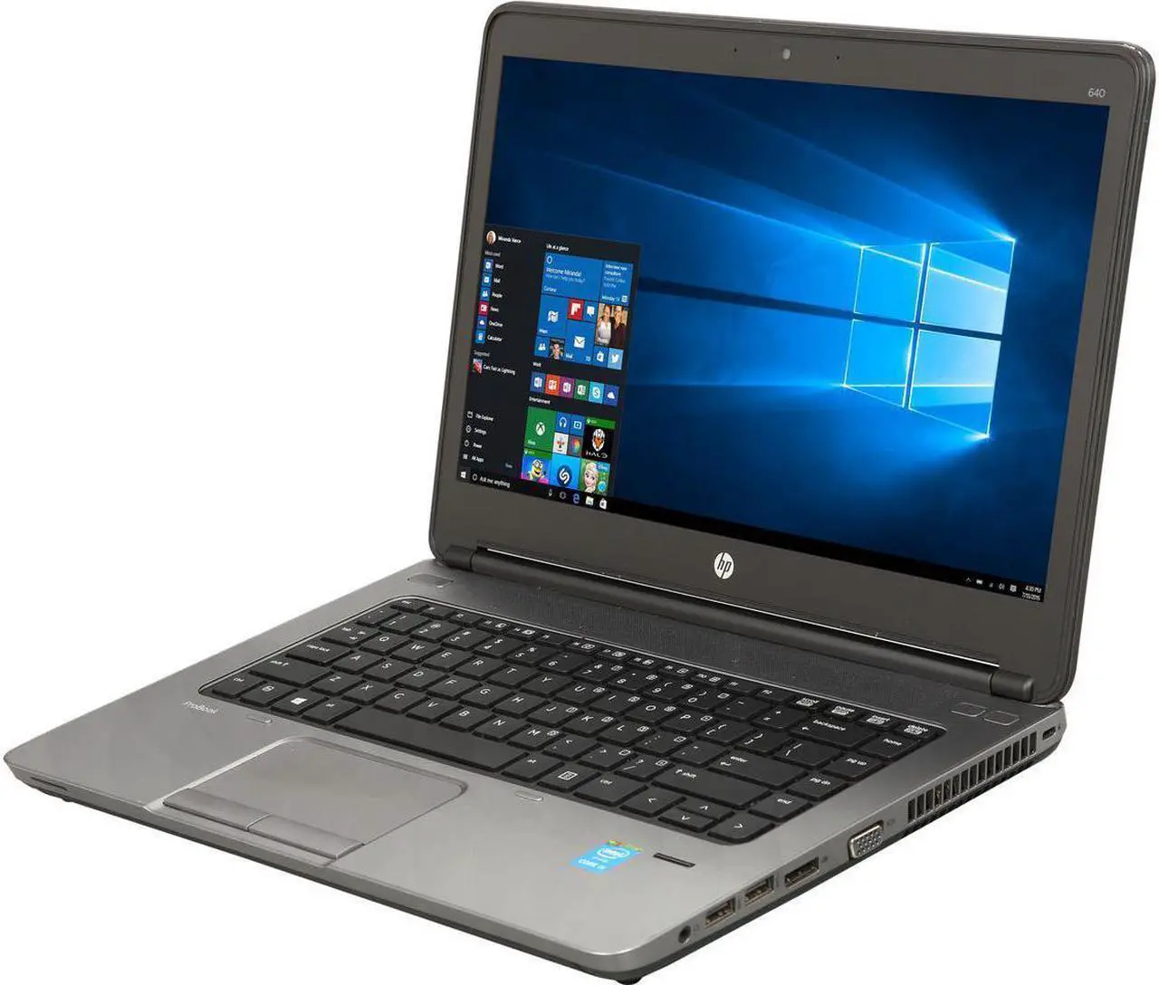 Main image of HP Laptop ProBook 640 G1 Intel i5 4th Gen 4210M (2.6 GHz) 8 GB Memory 256 GB SSD 14.0" Windows 10 Pro 64-bit