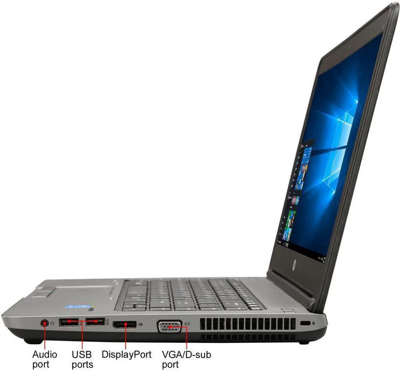 Alt view image 3 of 6 - HP Laptop ProBook 640 G1 Intel i5 4th Gen 4210M (2.6 GHz) 8 GB Memory 256 GB SSD 14.0" Windows 10 Pro 64-bit
