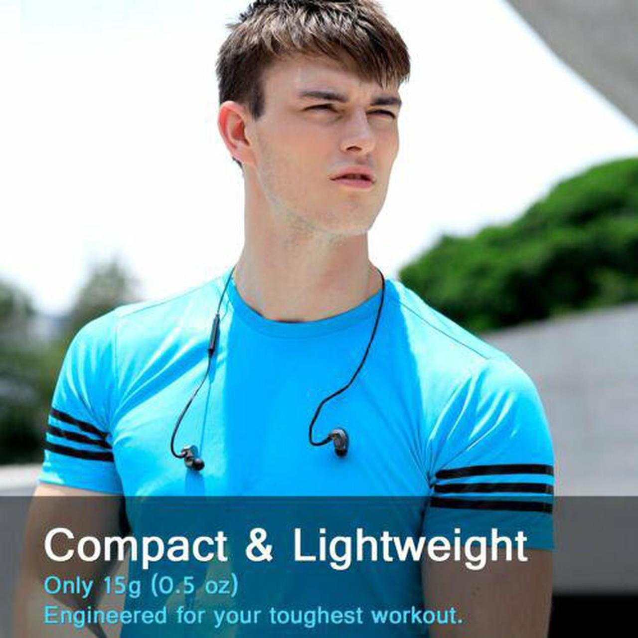 Alt view image 4 of 7 - SOUL SS19 Bluetooth Headset Wireless Sport Stereo Headphones Earphone Earbuds With Mic - Black