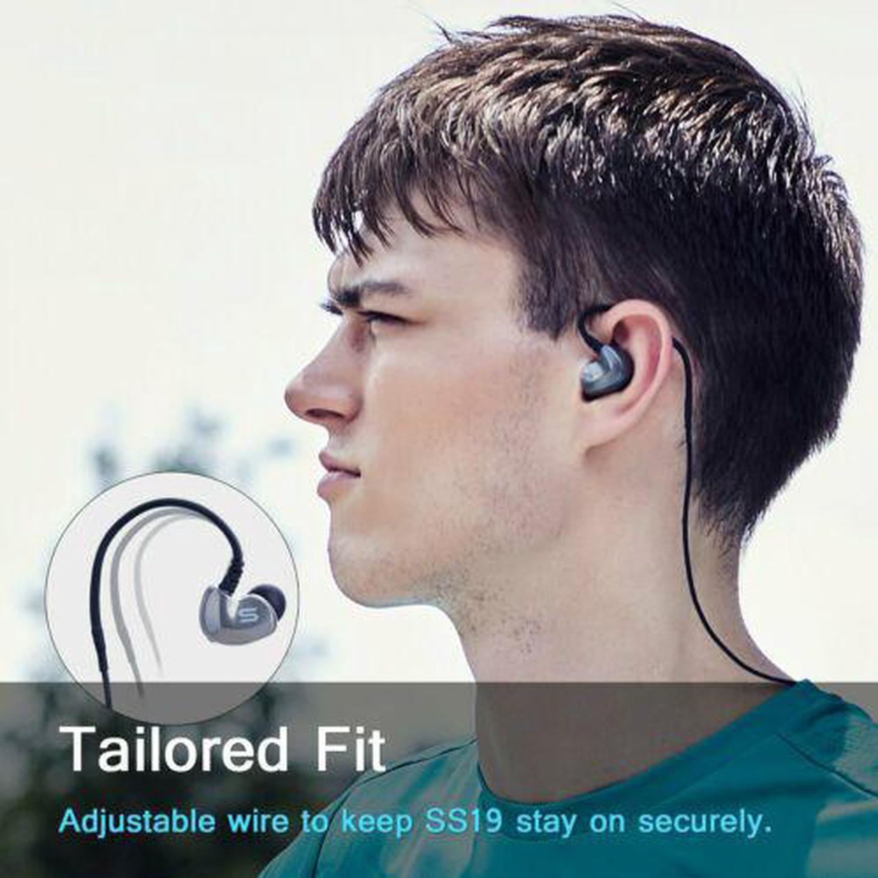 Alt view image 5 of 7 - SOUL SS19 Bluetooth Headset Wireless Sport Stereo Headphones Earphone Earbuds With Mic - Black