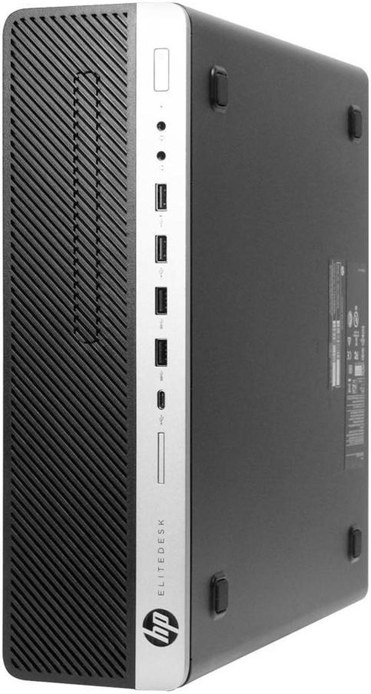Alt view image 5 of 5 - HP Grade A EliteDesk 800 G3 SFF Desktop - 7th Gen Intel Quad-Core i5-7500 3.4GHz, 16GB DDR4 Memory, 256GB SSD, DVD-RW, Intel HD Graphics 630, Windows 10 Professional 64Bit, Keyboard & Mouse