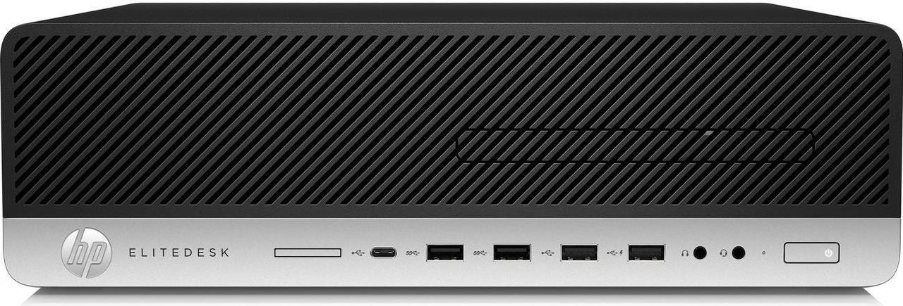 Main image of HP Grade A EliteDesk 800 G3 SFF Desktop - 7th Gen Intel Quad-Core i5-7500 3.4GHz, 8GB DDR4 Memory, 256GB SSD, DVD-RW, Intel HD Graphics 630, Windows 10 Professional 64Bit, Keyboard & Mouse
