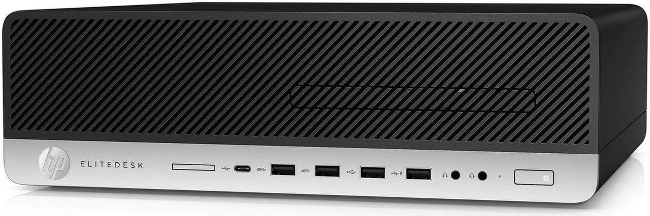 Alt view image 4 of 5 - HP Grade A EliteDesk 800 G3 SFF Desktop - 7th Gen Intel Quad-Core i5-7500 3.4GHz, 16GB DDR4 Memory, 256GB SSD, DVD-RW, Intel HD Graphics 630, Windows 10 Professional 64Bit, Keyboard & Mouse