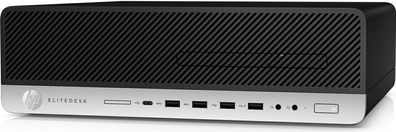 Alt view image 3 of 5 - HP Grade A EliteDesk 800 G3 SFF Desktop - 7th Gen Intel Quad-Core i5-7500 3.4GHz, 8GB DDR4 Memory, 256GB SSD, DVD-RW, Intel HD Graphics 630, Windows 10 Professional 64Bit, Keyboard & Mouse